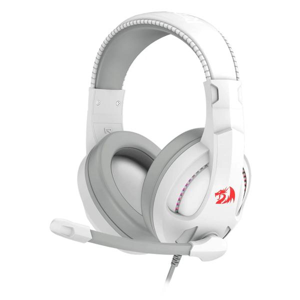 Imagem de Headset Redragon Cronus RGB 40 mm USB e P3 Branco - H211W-RGB