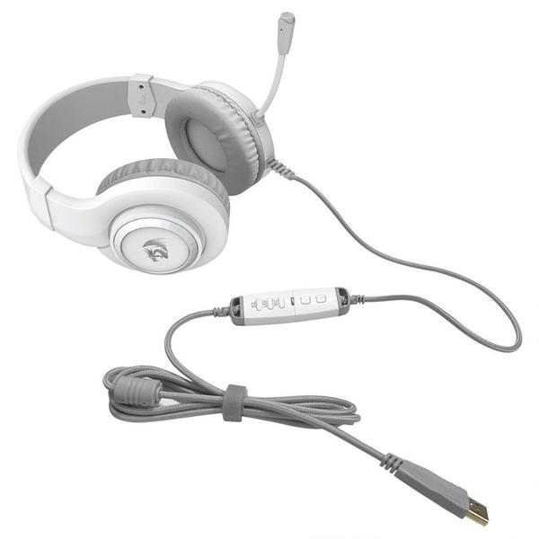 Imagem de Headset Redragon Hylas RGB 7.1 Surround Sound Wired Branco