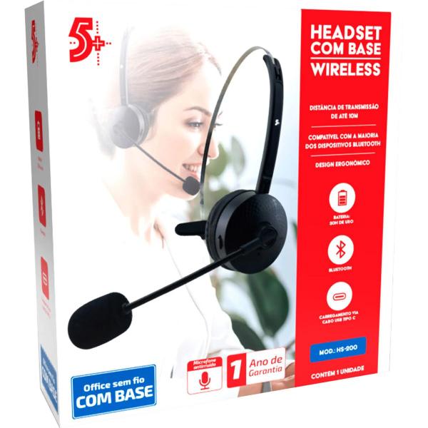 Imagem de Headset sem Fio Bluetooth HS-200 5+