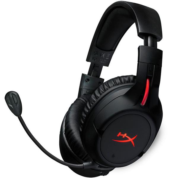 Imagem de Headset Sem Fio Gamer HyperX Cloud Flight Drivers 50mm, LED, Múltiplas Plataformas - HX-HSCF-BK/AM