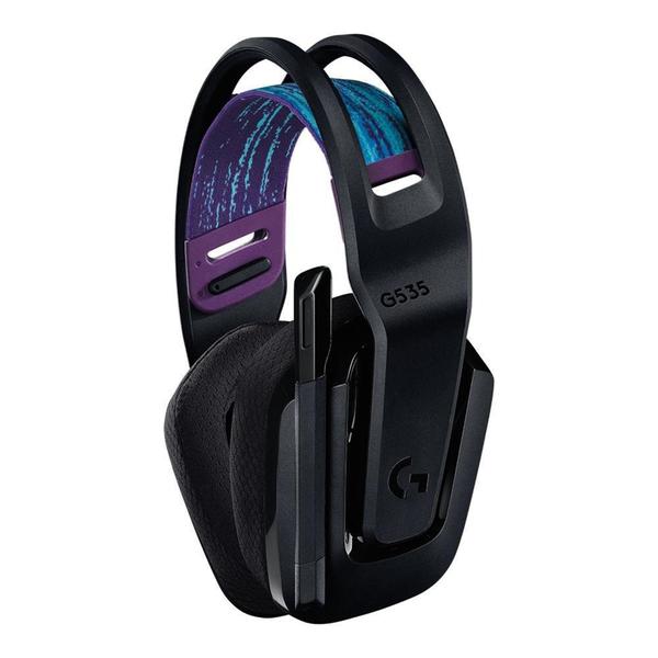 Imagem de Headset Sem Fio Logitech G G535 LightSpeed, Drivers 40mm, USB, Preto - 981-000971