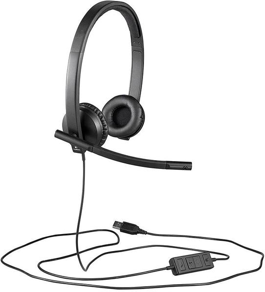 Imagem de Headset Stereo Logitech H570E 981-000574 USB - Preto