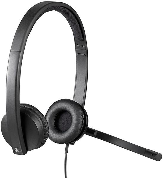 Imagem de Headset Stereo Logitech H570E 981-000574 USB - Preto