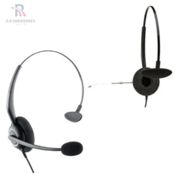 Imagem de Headset Telemarketing Ths 55 Rj9 Headphone Para Call Center