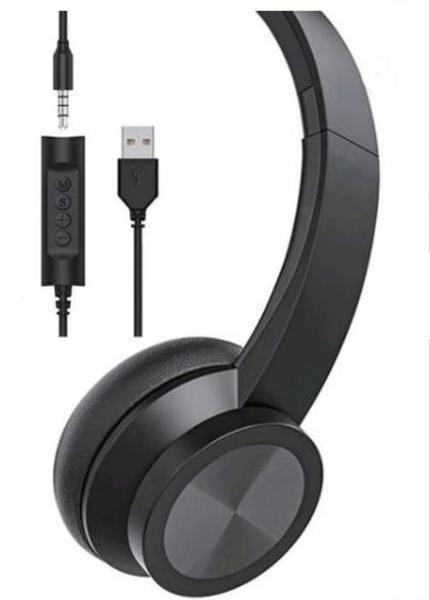 Imagem de Headset Usb/P3 Agem Ahx3000 Evo Biauricular Cabo Híbrido