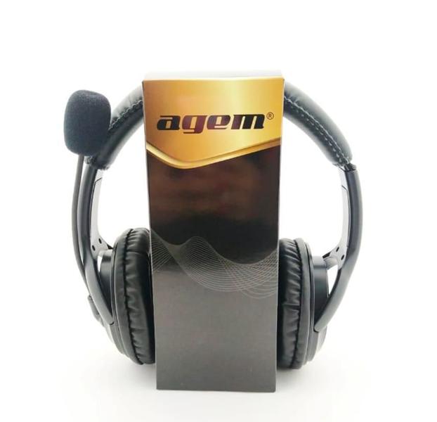 Imagem de Headset Usb Voip Com Cancelador De Ruído -Agem Ahx-3000 Plus