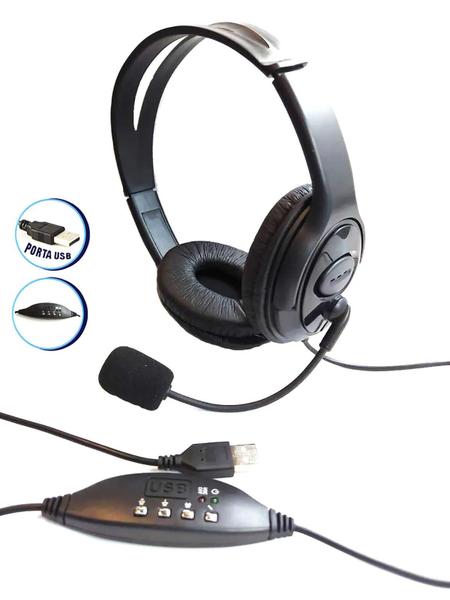 Imagem de Headset Usb Voip Com Cancelador De Ruído - Agem Ahx-3000