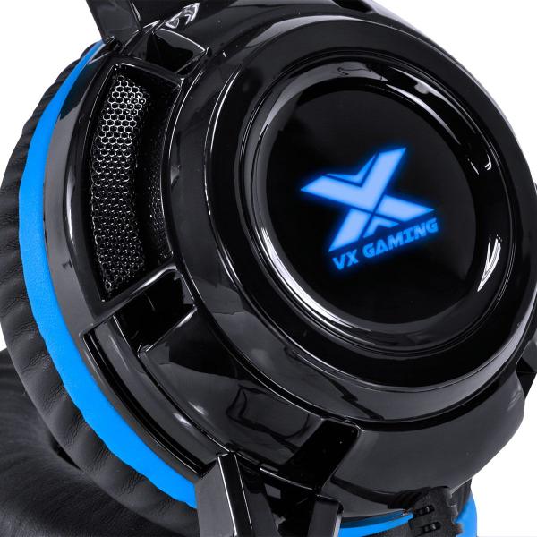 Imagem de Headset VX Gaming Taranis V2 P2 com Microfone - Preto e AZUL