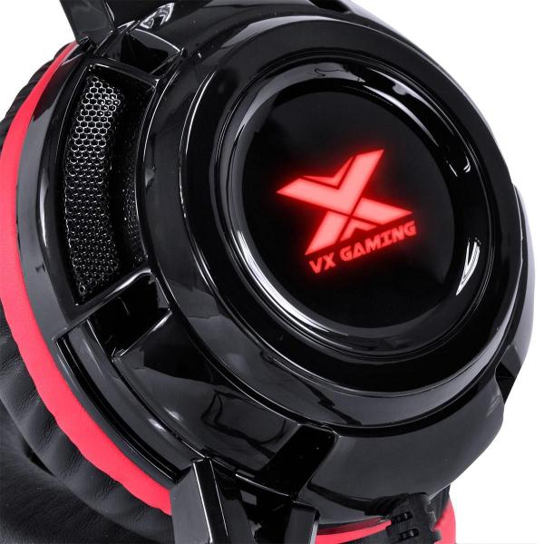 Imagem de Headset Vx Gaming Taranis V2 P2 Com Microfone - Preto E Ver