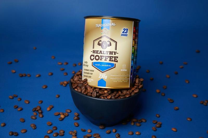 Healthy Coffee Café Suplemento Pre Treino Tradicional 230g - Café Italle Imagem de Healthy Coffee Café Suplemento Pre Treino Tradicional 230g