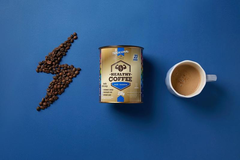 Healthy Coffee Café Suplemento Pre Treino Tradicional 230g - Café Italle Imagem de Healthy Coffee Café Suplemento Pre Treino Tradicional 230g