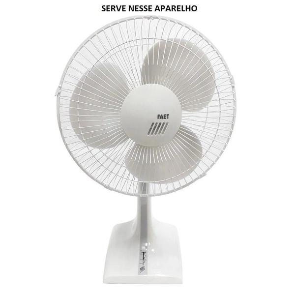 Imagem de Hélice de Ventilador Faet 3 Pás 40cm Cinza