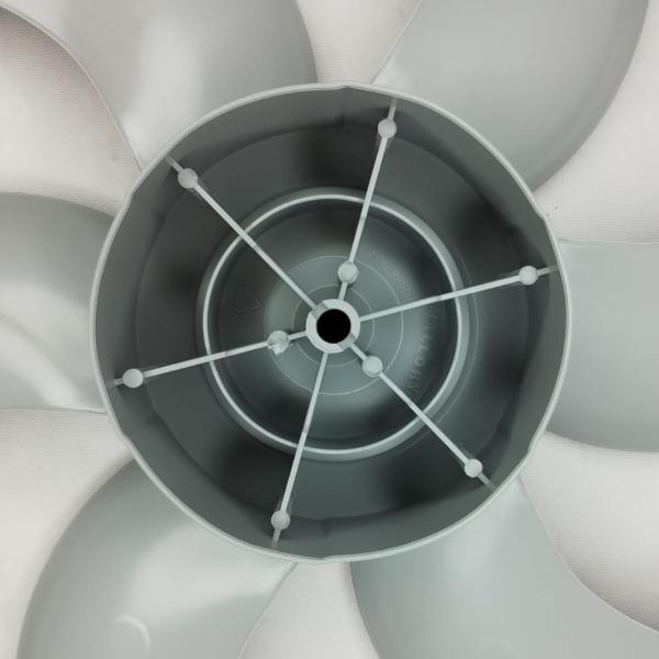 Imagem de Hélice De Ventilador Para Modelo Mallory TS40cm 6 Pás Cinza Plástico Resistente Ventilação Reforçado