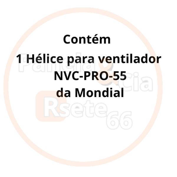 Imagem de Hélice para ventilador  PRO 55 MONDIAL ORIGINAL 5 PÁS