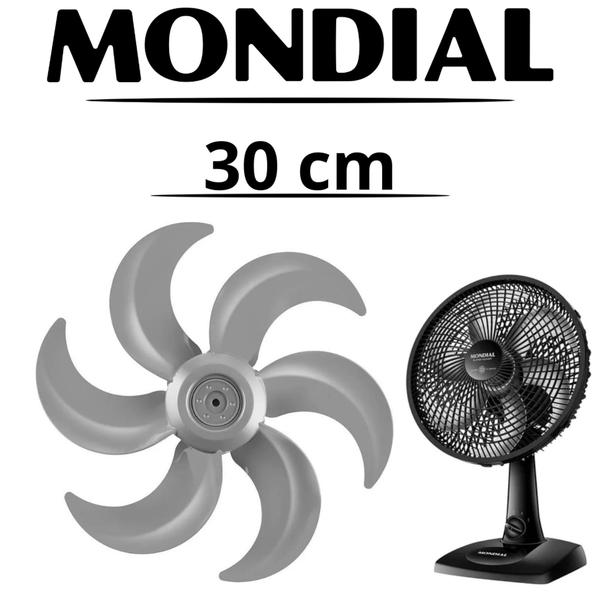 Imagem de Hélice Ventilador Mondial 6 Pás 30 Cm Preto e Azul