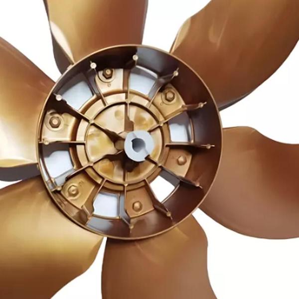 Imagem de Hélice Ventilador Ventisol Turbo 6 Pás 40cm Dourada