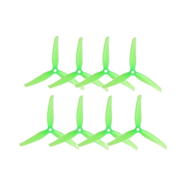 Imagem de Hélices de 5 Polegadas 3 e 4 Lâminas para Drones FPV Racing - 5mm