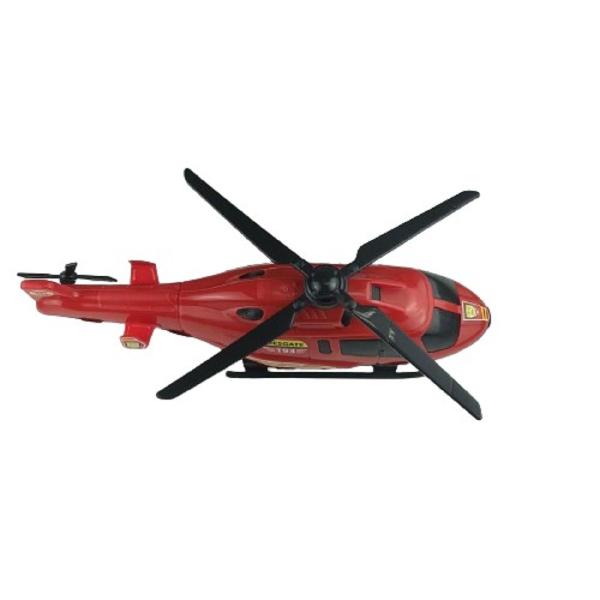 Imagem de Helicóptero Brinquedo conhecendo profissões 1 pç didatico 