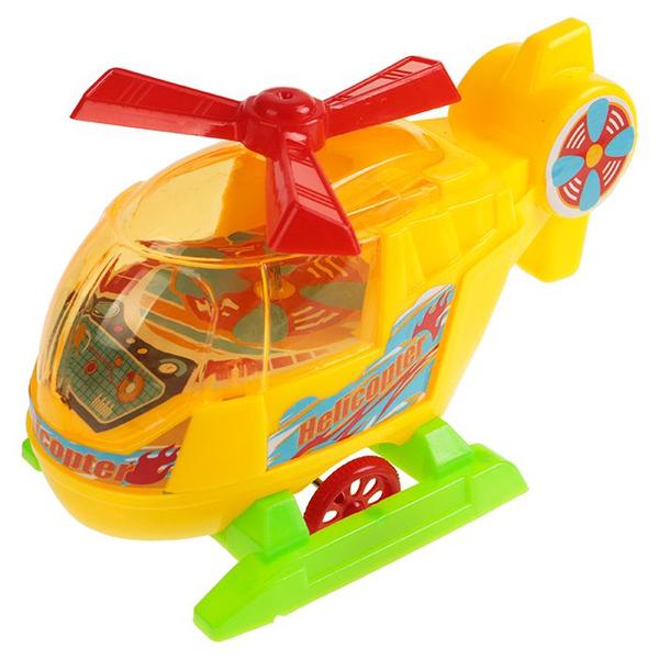 Imagem de Helicóptero Brinquedo Infantil Puxa Corda Educacional e Desenvolvimento Infantil