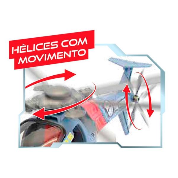 Imagem de Helicóptero com luz e som - acompanham moto e soldado Toyng