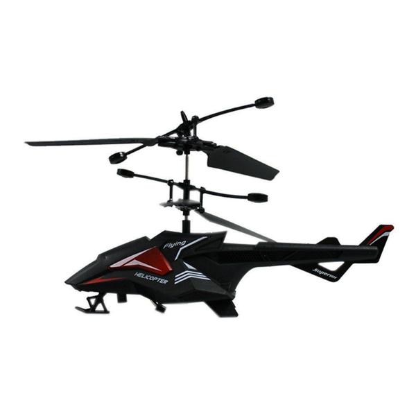 Imagem de Helicóptero de Brinquedo com Sensor de Mão Black Bird - Polibrinq 7898506729265