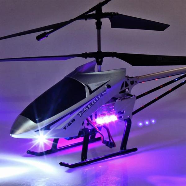 Imagem de Helicóptero RC Durável,  para Crianças, 3.5CH, Modelo de Drone ao Ar Livre, 80cm,