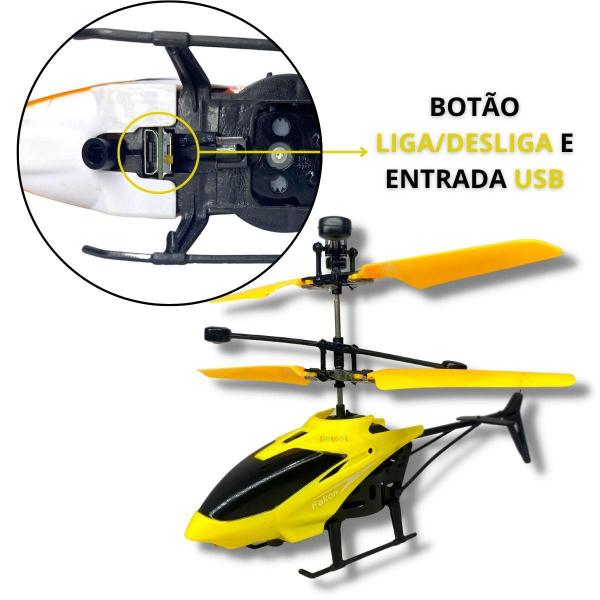 Helicóptero Recarregável - Mini Drone Sensor - Europio Imagem de Helicóptero Recarregável - Mini Drone Sensor