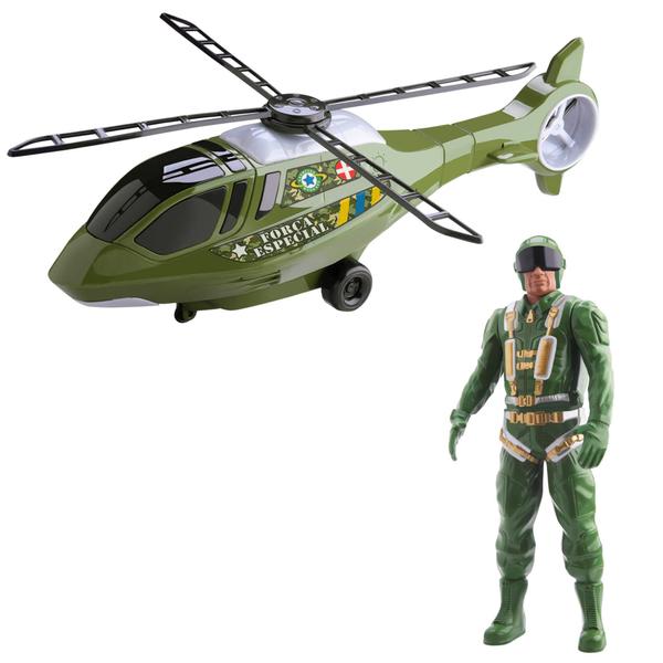 Imagem de Helicóptero Resgate Com Boneco 323 - Bs Toys