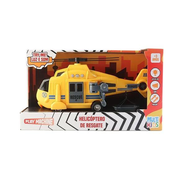 Imagem de Helicoptero Resgate com Som e Luz BR1783 - Multikids