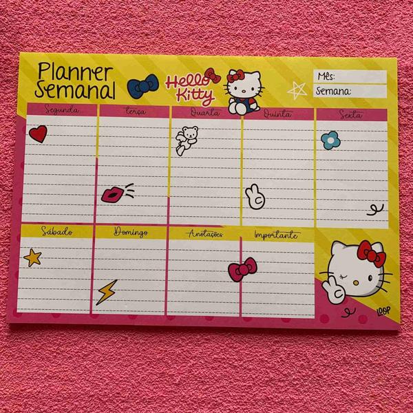 Imagem de HELLO KITTY - Planner  Semanal