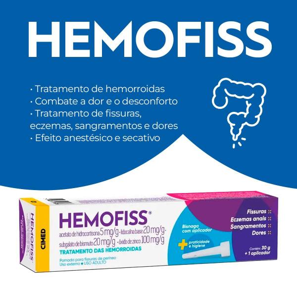 Imagem de Hemofiss Pomada Para Hemorróida 30g