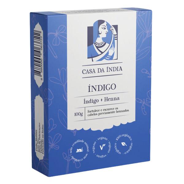 Imagem de Henna Indigo Indiana 100% Natural + Luvas - Casa Da India