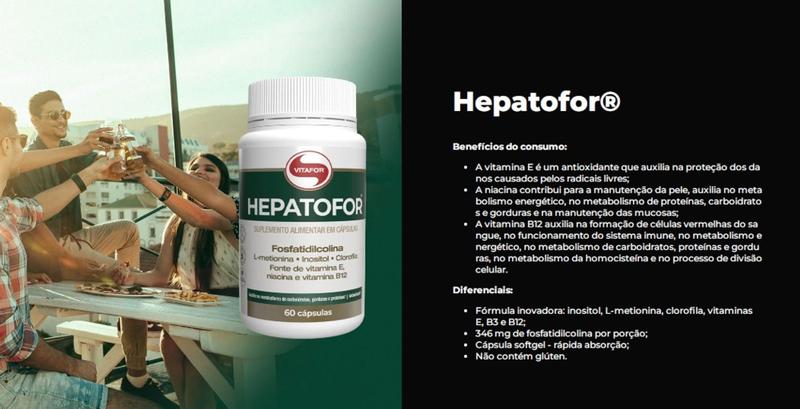 Imagem de Hepatofor com 60 Cápsulas- Vitafor