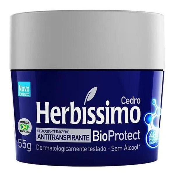 Imagem de Herbíssimo desodorante creme bio protect cedro com 55g