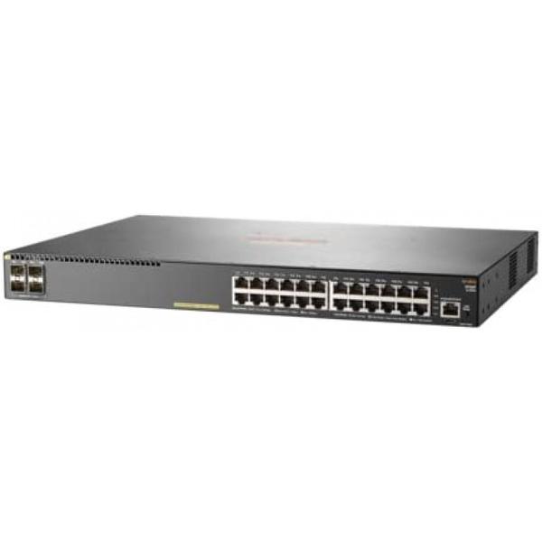 Imagem de Hewlett Packard Enterprise ARUBA 2930F 24G POE+ 4SFP+ SWCH JL255A