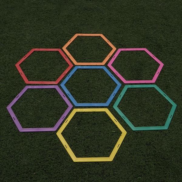 Hexagonal Argola de Agilidade Treino Futebol - Natural Fitness Imagem de Hexagonal Argola de Agilidade Treino Futebol