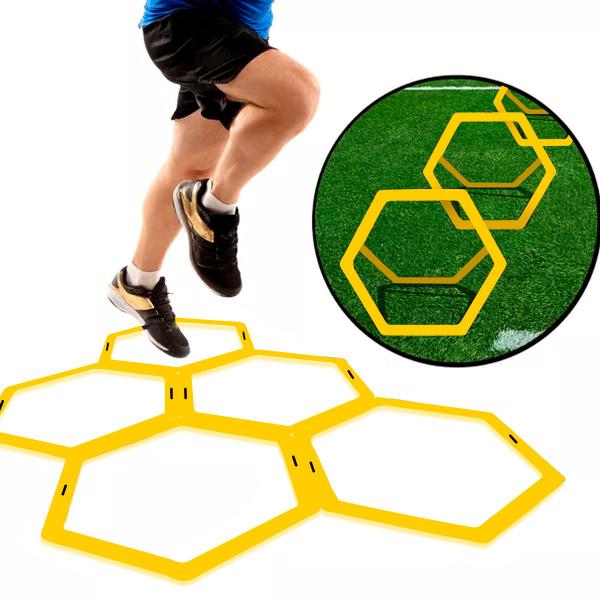 Imagem de Hexagonal Argola de Agilidade Treino Futebol