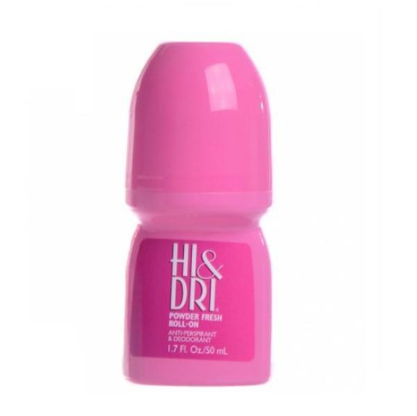 Imagem de Hi & Dri Roll-On Powder Fresh Antiperspirant Desodorante 50ml - 6 Unidades