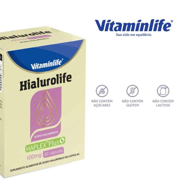 Imagem de Hialurolife Haplex Plus 100mg 30 Cápsulas Vitaminlife