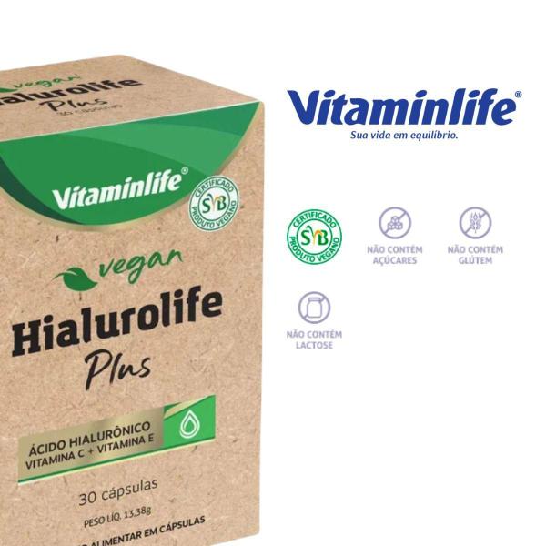 Imagem de Hialurolife Plus + Vit C + Vit E Vegan 30 Cápsulas Vitaminlife