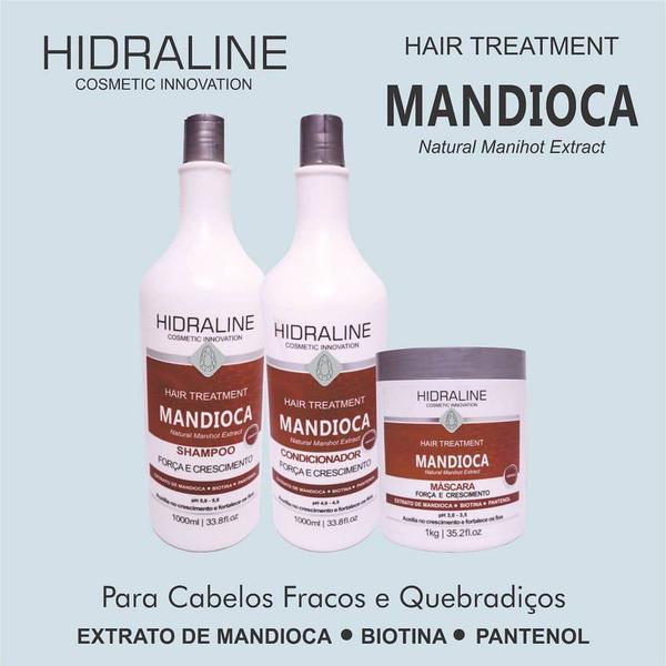 Imagem de HidraLine - Hair Treatment Mandioca Shamp + Cond. 300ml