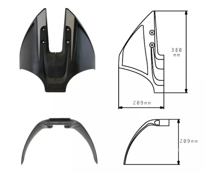 Imagem de Hidrofolio estabilizador com kit de instalacao 40-250hp