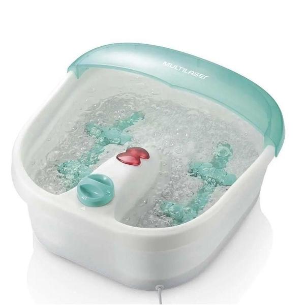 Hidromassageador Para Pés Foot Spa Serene Infravermelho + Pomada Fisiofort - Multilaser Imagem de Hidromassageador Para Pés Foot Spa Serene Infravermelho + Pomada Fisiofort