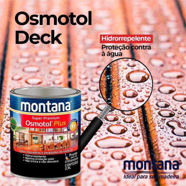 Hidrorrepelente Extra Proteção Osmotol Deck Premium 900ml - Montana Imagem de Hidrorrepelente Extra Proteção Osmotol Deck Premium 900ml