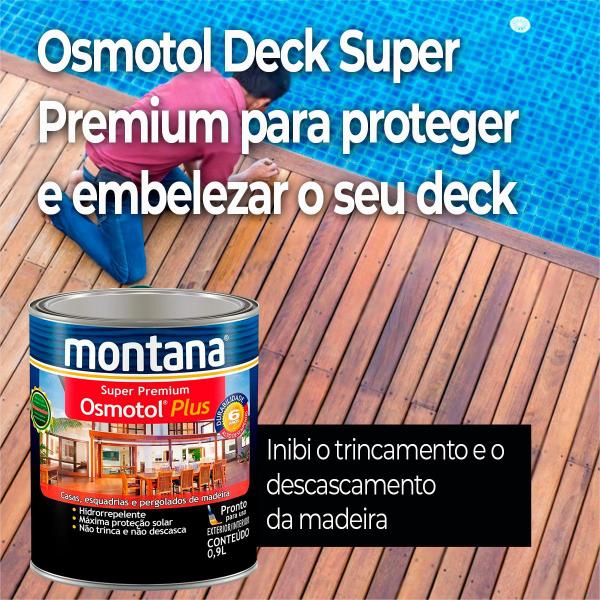 Hidrorrepelente Extra Proteção Osmotol Deck Premium 900ml - Montana Imagem de Hidrorrepelente Extra Proteção Osmotol Deck Premium 900ml