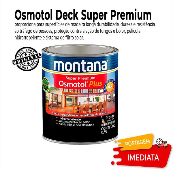 Hidrorrepelente Extra Proteção Osmotol Deck Premium 900ml - Montana Imagem de Hidrorrepelente Extra Proteção Osmotol Deck Premium 900ml