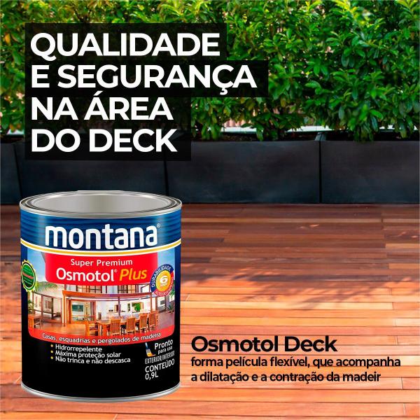 Hidrorrepelente Extra Proteção Osmotol Deck Premium 900ml - Montana Imagem de Hidrorrepelente Extra Proteção Osmotol Deck Premium 900ml