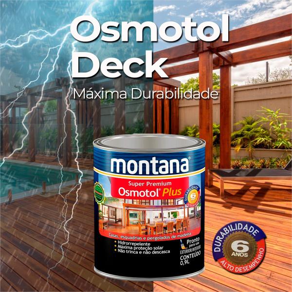 Hidrorrepelente Extra Proteção Osmotol Deck Premium 900ml - Montana Imagem de Hidrorrepelente Extra Proteção Osmotol Deck Premium 900ml