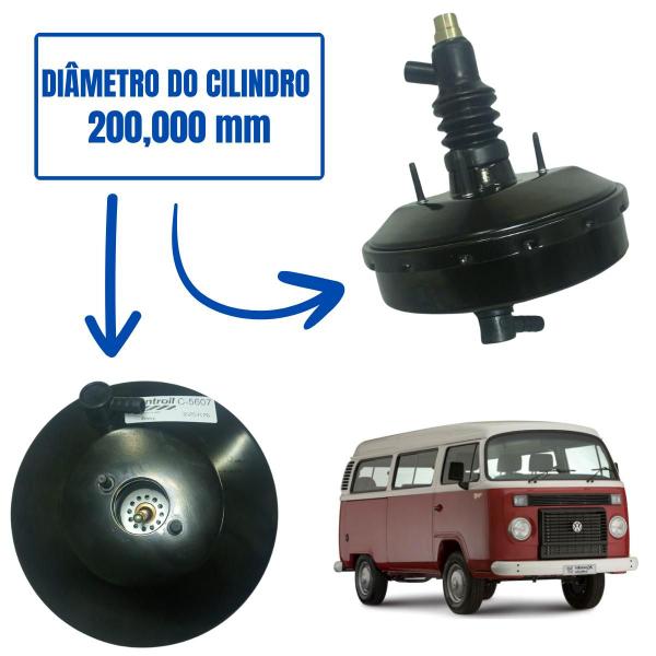 Imagem de Hidrovácuo Freio Controil Volkswagen Kombi 1980 A 1998