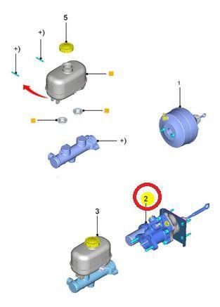 Imagem de Hidrovácuo Hidrobuster do Freio F-250 98 a 2006 Diesel Com Freio Abs Nas 4 Rodas